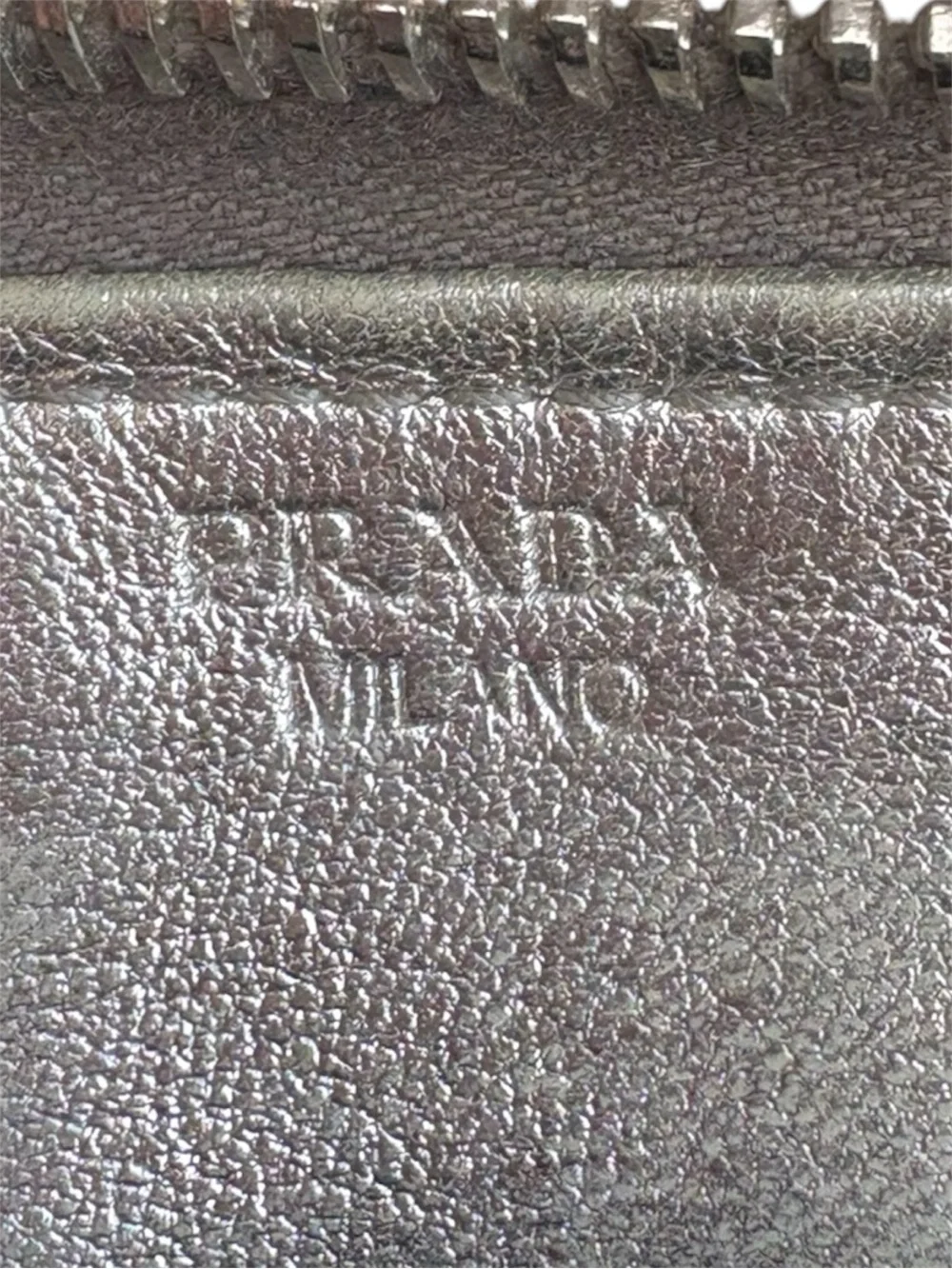 Prada Nappa Gaufre Zip Around Long Wallet